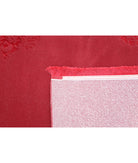 Vista 6'4'' X 9'9'' Power-Loomed Wool-Bamboo Silk Rug 6'4'' x 9'9'' (190 X 293) / Red / Red