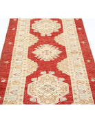 Ziegler 2' 11" X 7' 10" Hand-Knotted Wool Rug 2' 11" X 7' 10" (89 X 239) / Red / Ivory