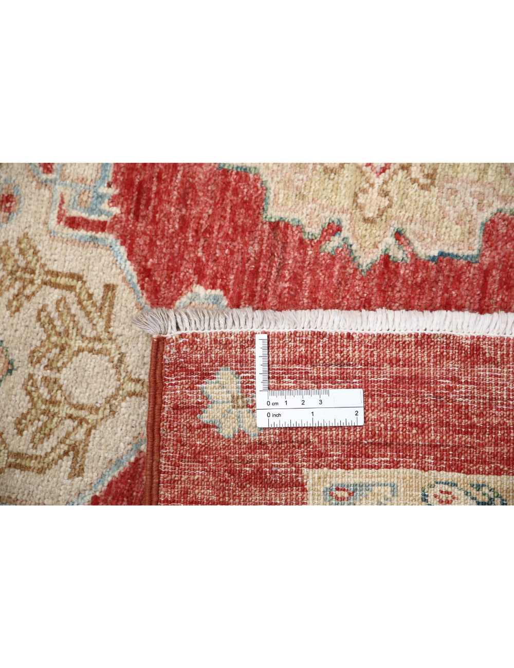 Ziegler 2' 11" X 7' 10" Hand-Knotted Wool Rug 2' 11" X 7' 10" (89 X 239) / Red / Ivory